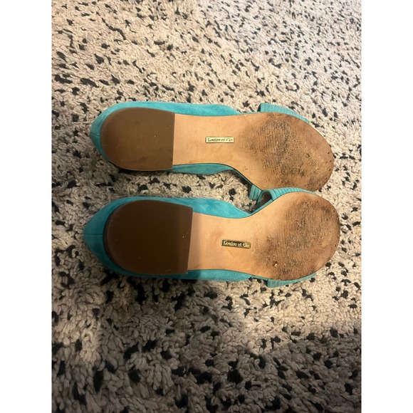 LOUISE ET CIE COMINO ACAPULCO GREEN FRESHE FLATS 9.5 - Picture 4 of 7